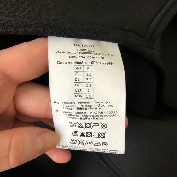 Sfizio Faux Suede Floral Embroidered Coat EUC - Picture 8 of 8